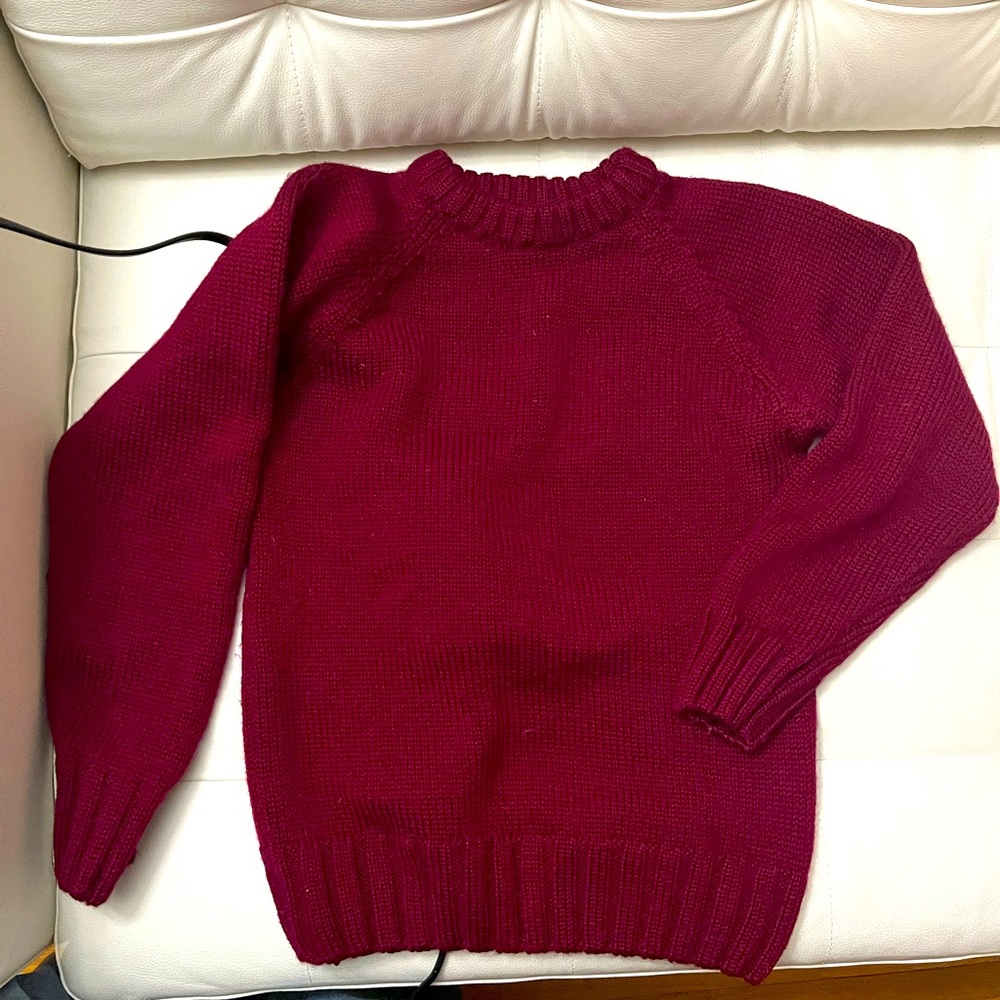 British wool fisherman sweater